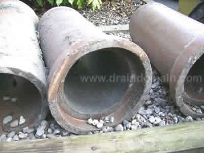 clay drain pipe